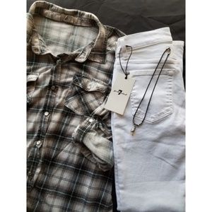 7 For All ManKind Super Skinny Jeans